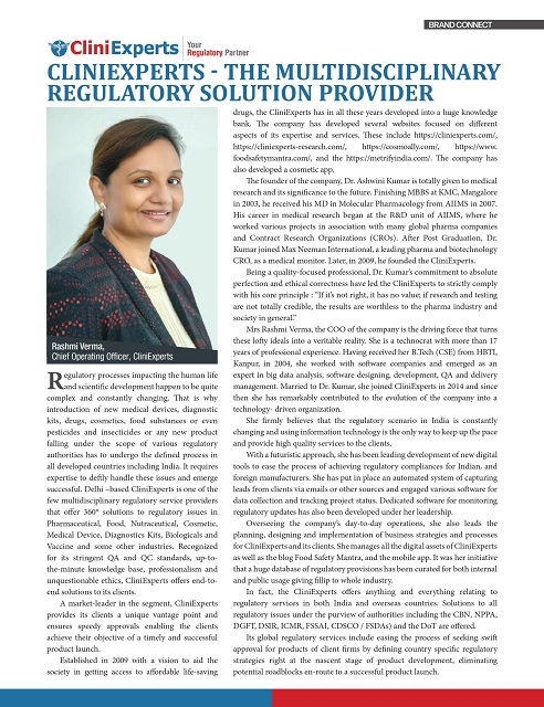 CliniExperts - The Multidisciplinary Regulatory Solution Provider - Forbes