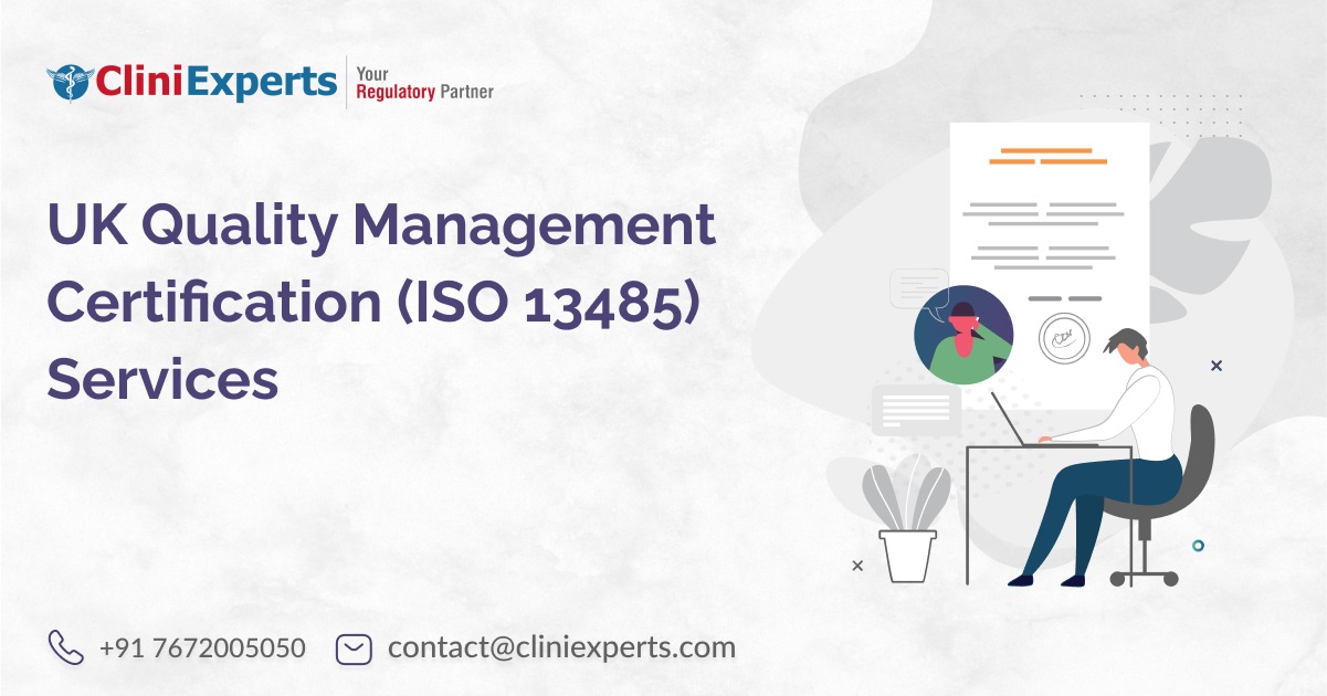 UK Quality Management Certification (ISO 13485) Services